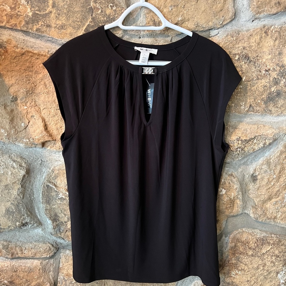 NWT WHBM Sleeveless Shell ~ Size Large